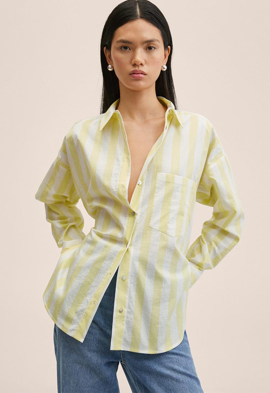 MANGO - Shirt orlegi - yellow