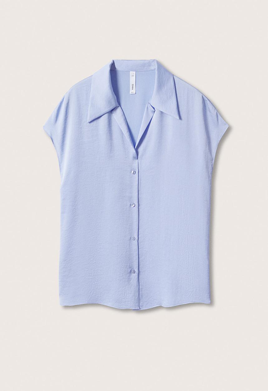 MANGO - Shirt sassa - light pastel blue