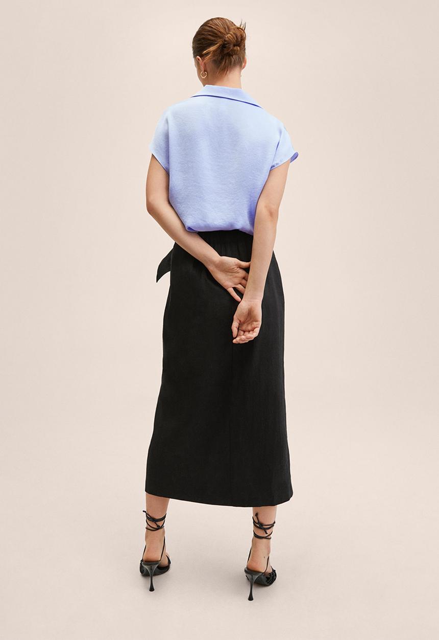 MANGO - Shirt sassa - light pastel blue