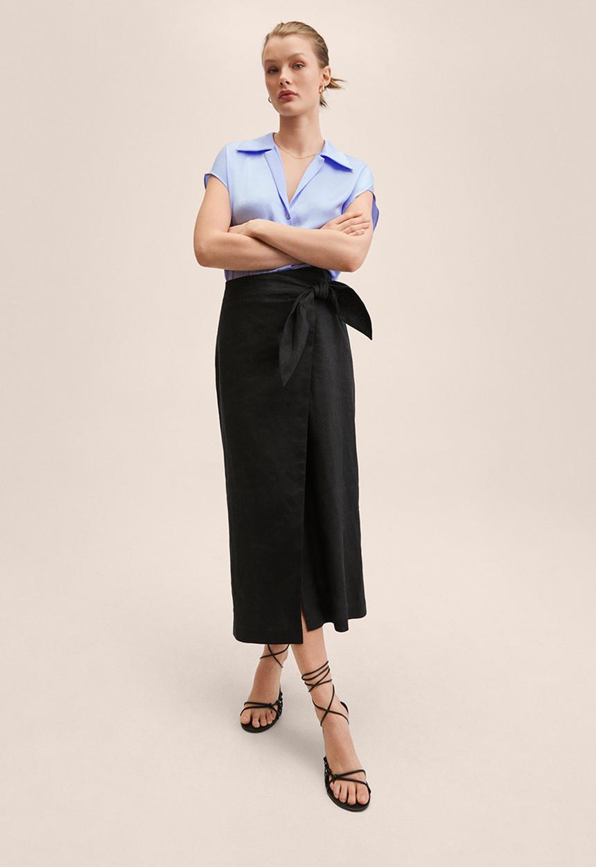 MANGO - Shirt sassa - light pastel blue