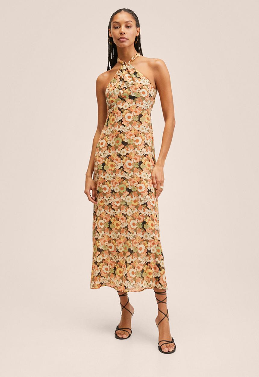 MANGO - Dress palace - orange