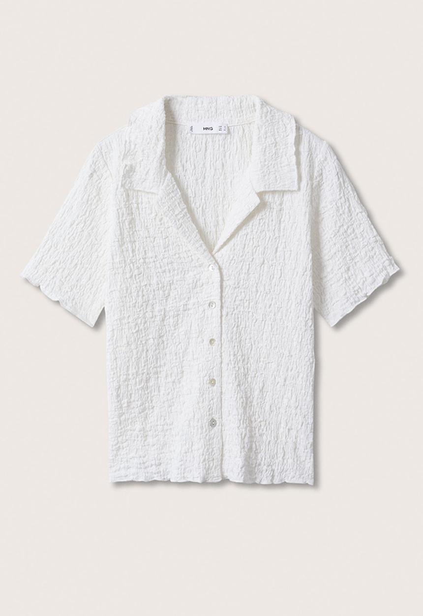 MANGO - Shirt fidel - off white 