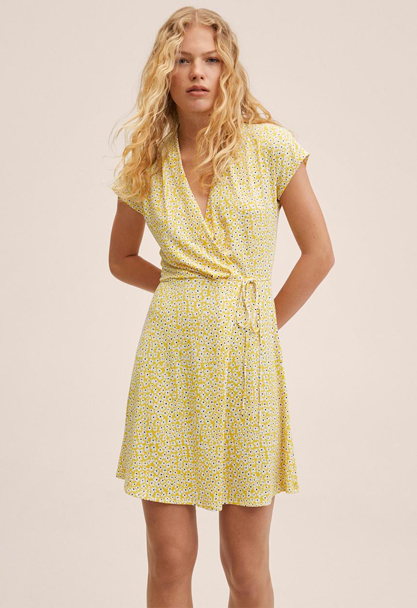 MANGO - Dress gali - yellow