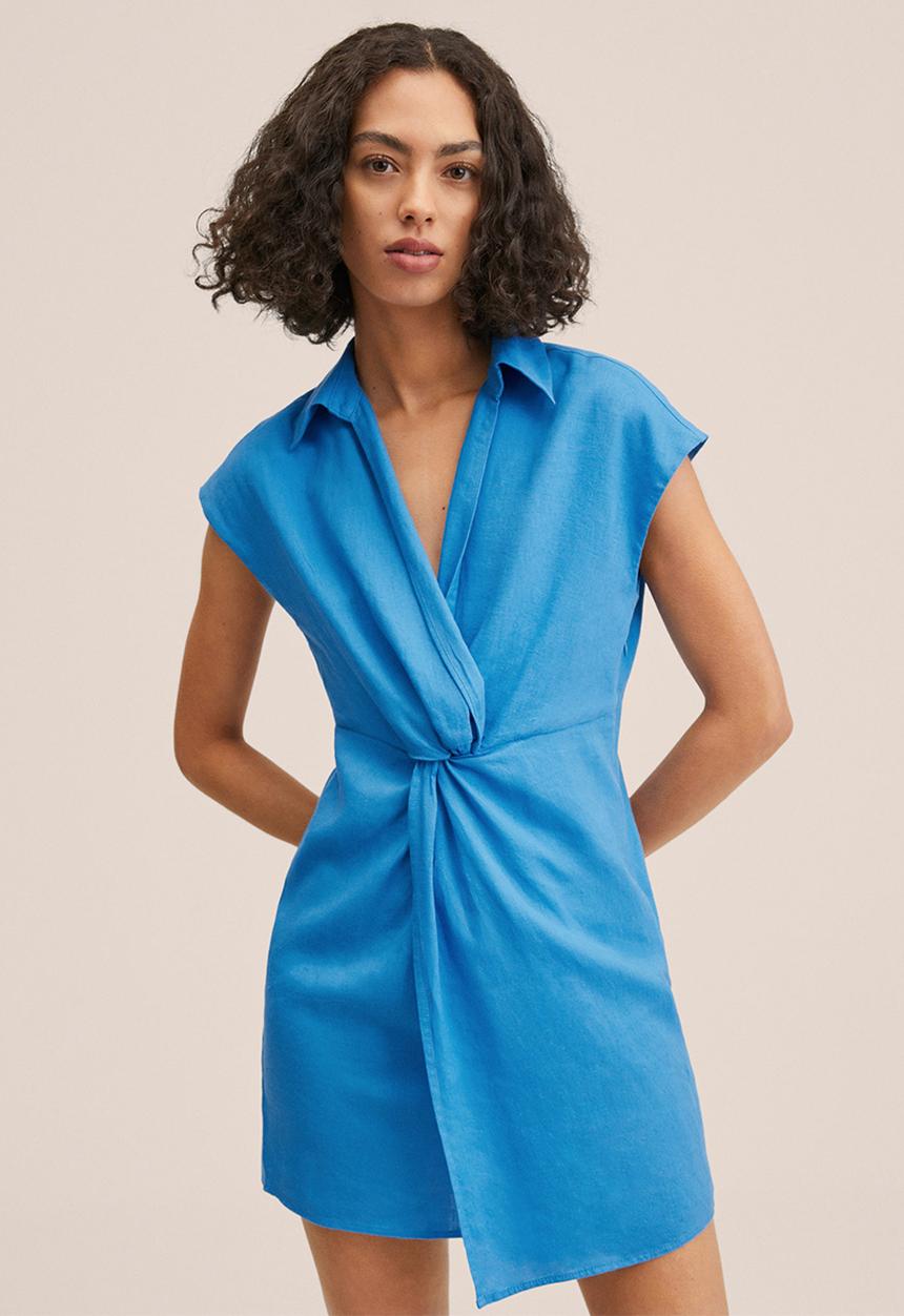 MANGO - Dress jero - medium blue