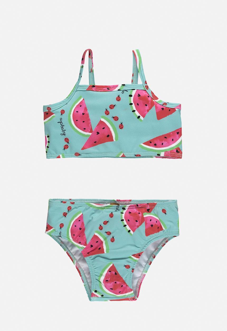 UP Baby - Upf 50+ protection bikini - green