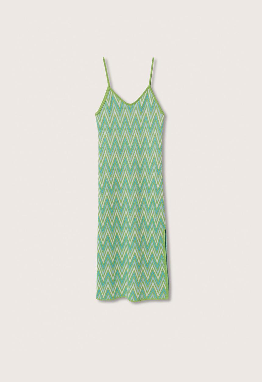 MANGO - Dress massiel - green