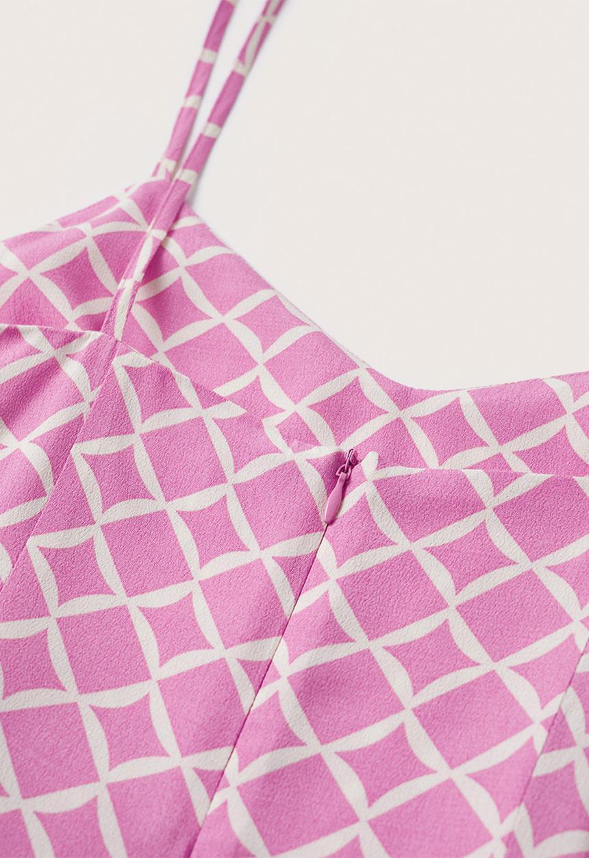 MANGO - Dress beady - pink