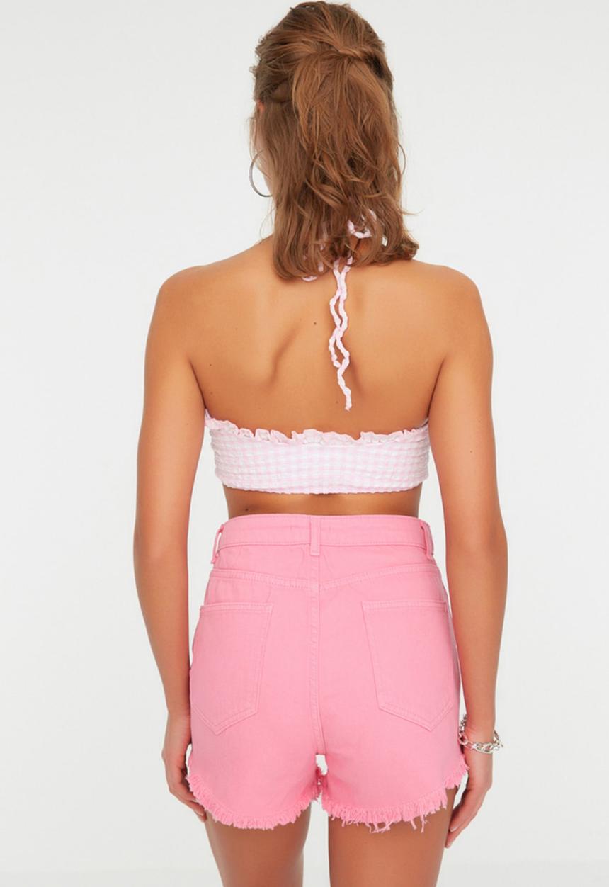 Trendyol - High waist shorts - pink