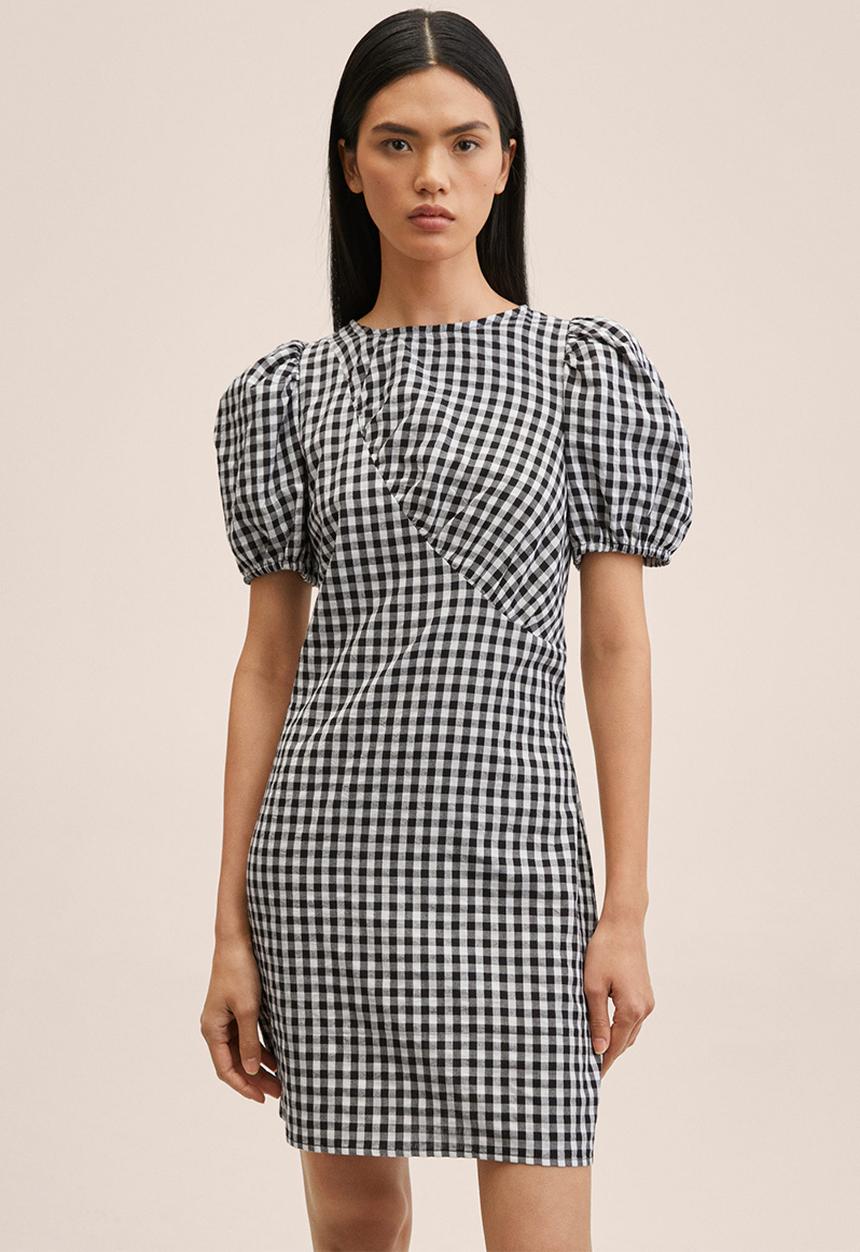 MANGO - Dress monte2 - black