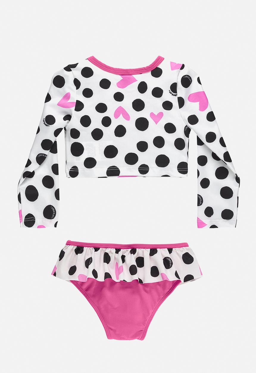 UP Baby - Upf 50+ sun protection bikini - white