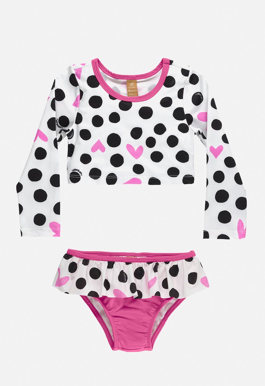 UP Baby - Upf 50+ sun protection bikini - white