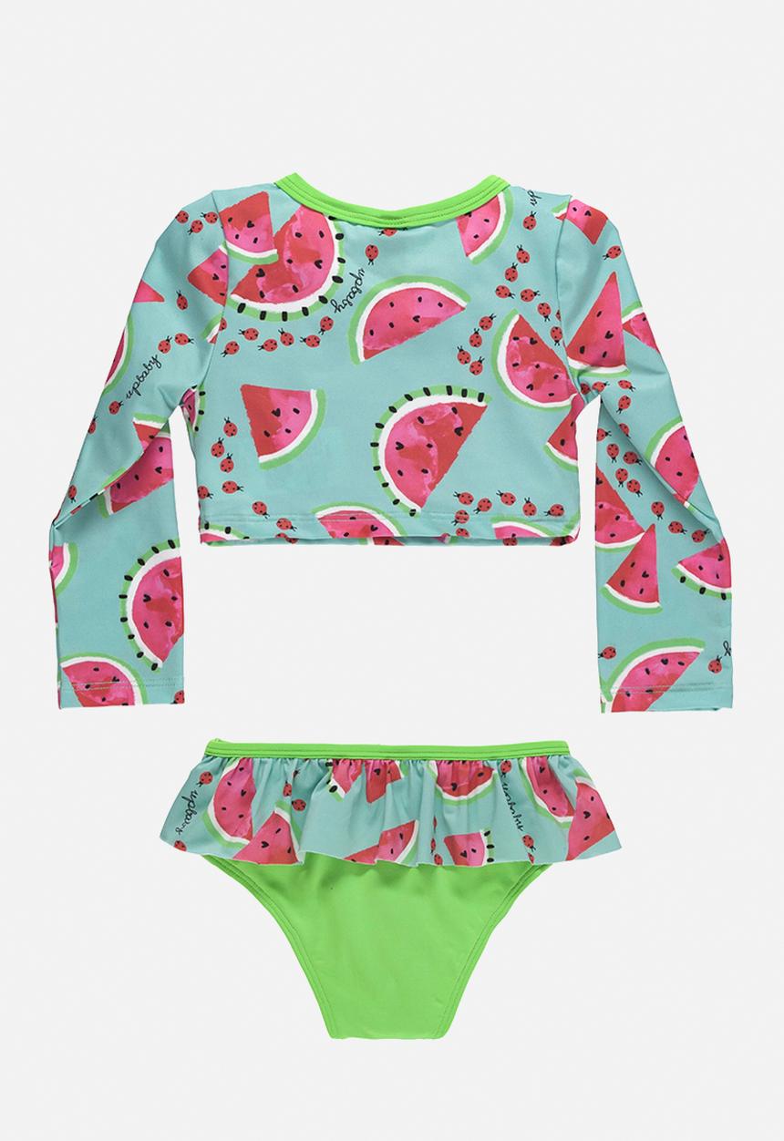 UP Baby - Upf 50+ protection bikini - green