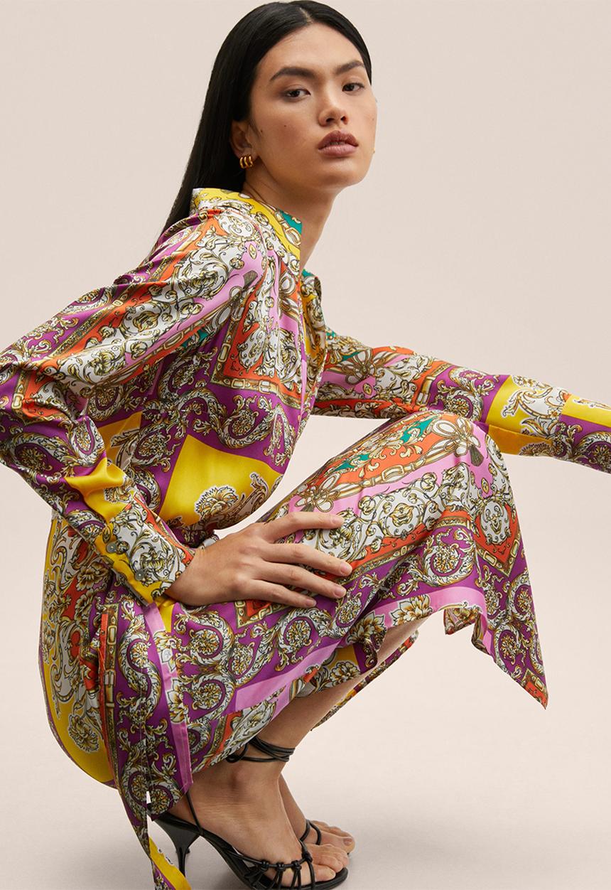 MANGO - Dress travolta - medium purple