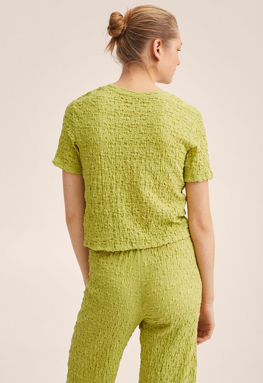 MANGO - T-shirt fidel - bright green