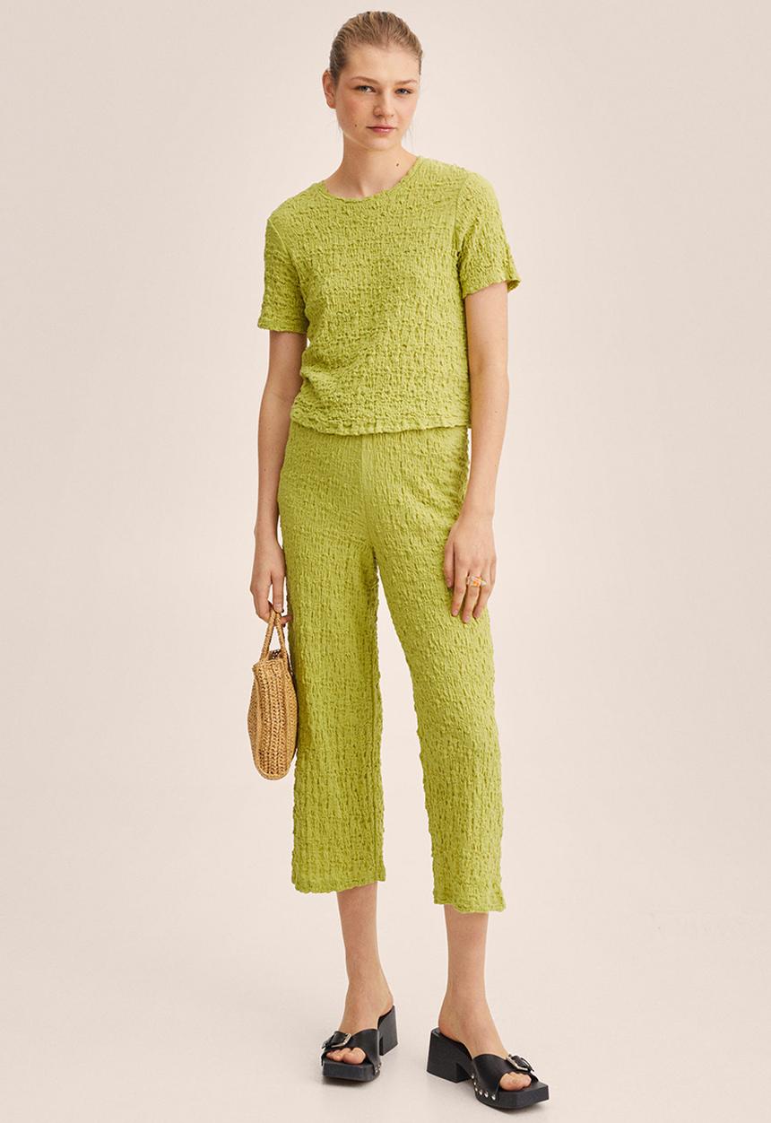 MANGO - T-shirt fidel - bright green