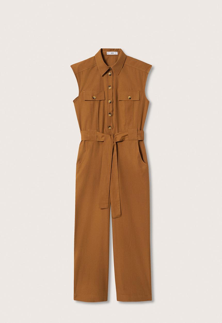 MANGO - One-piece suit amy - medium orange