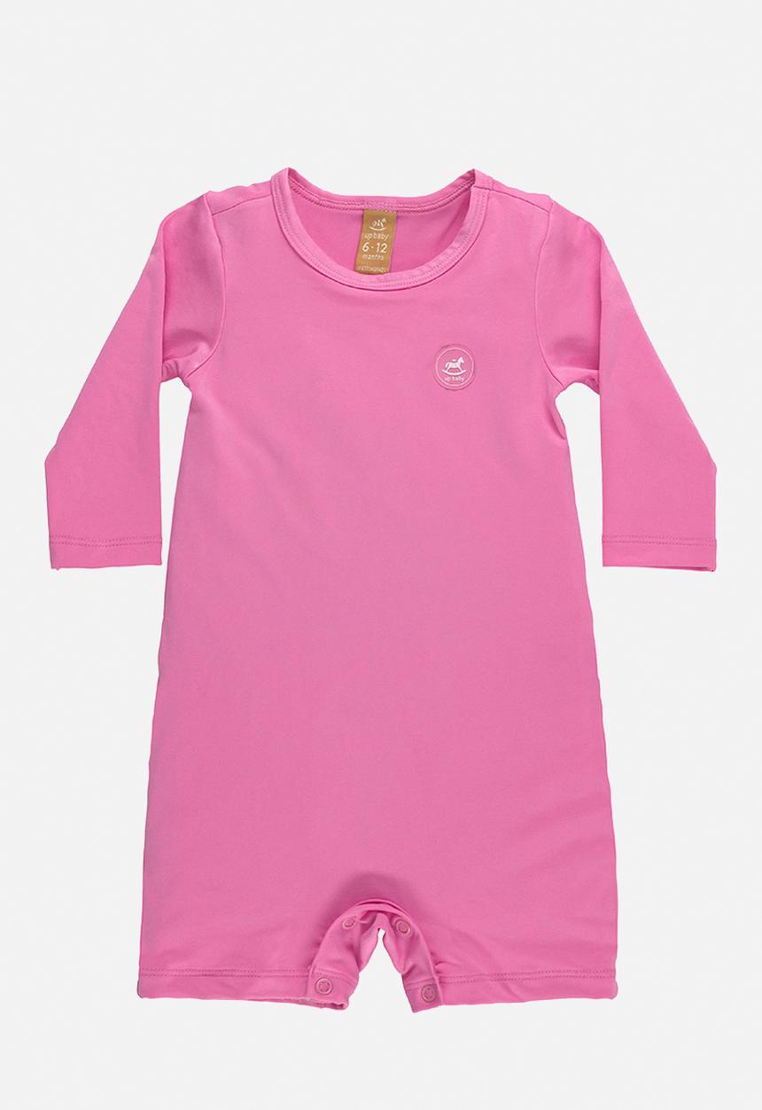 UP Baby - Upf 50+ sun protection romper - pink
