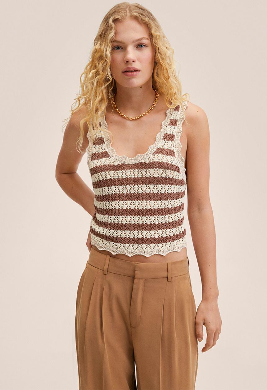 MANGO - Top mirina - copper