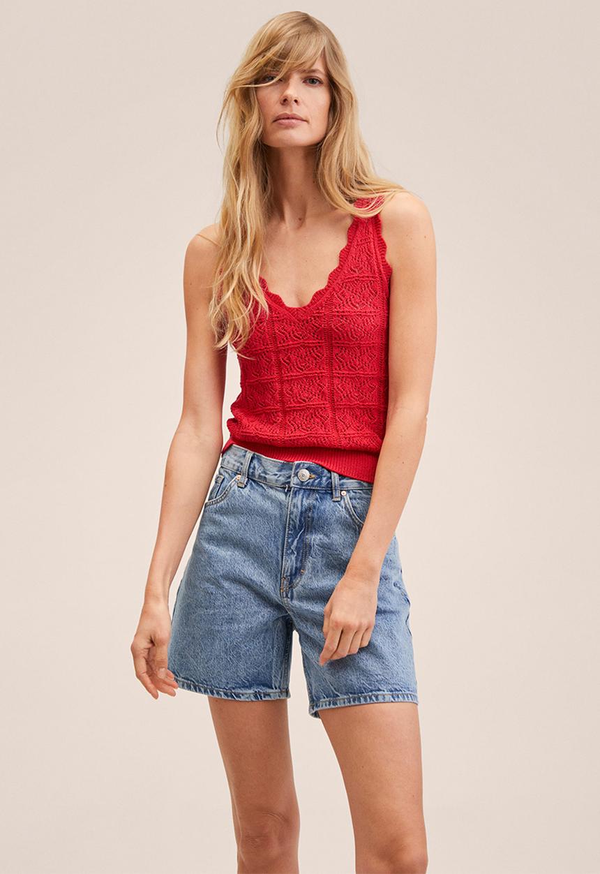MANGO - Top sito - dark red