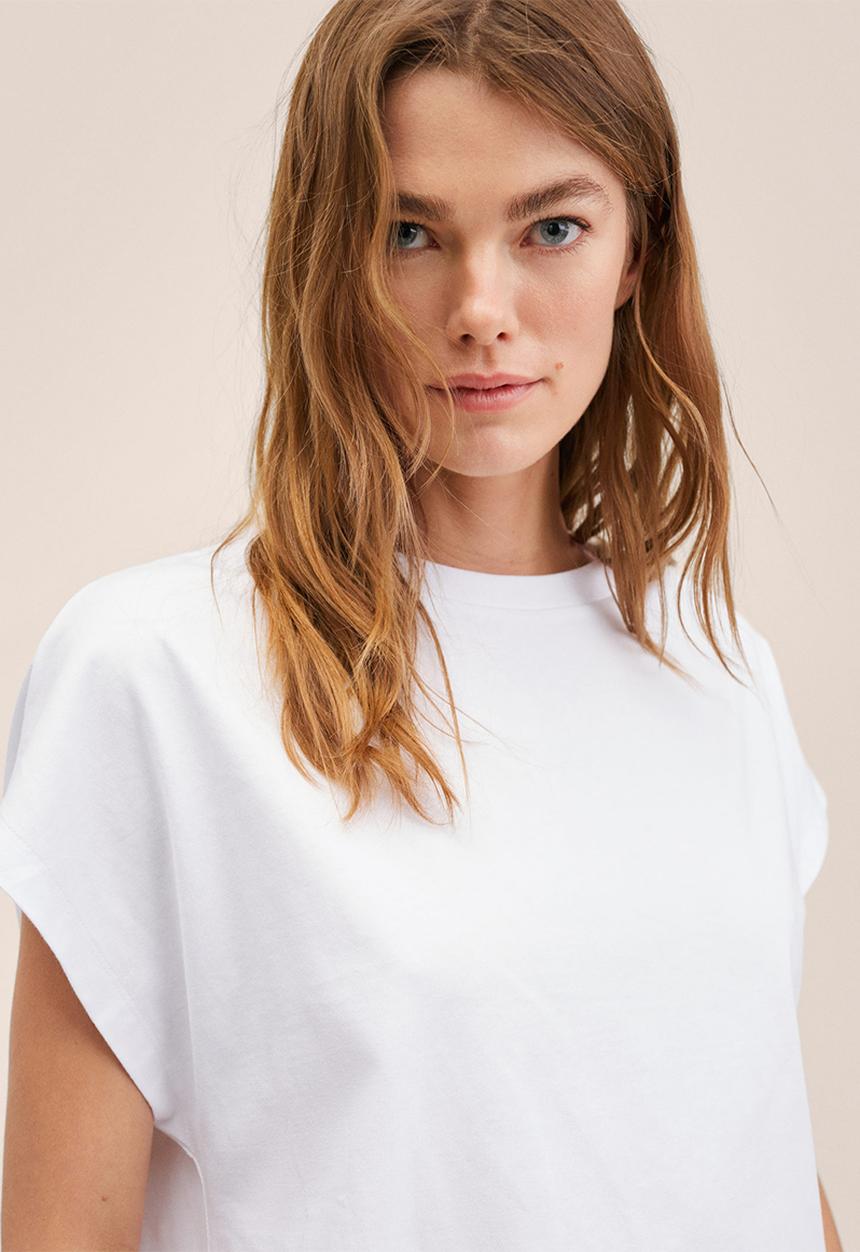 MANGO - T-shirt mirabel - white