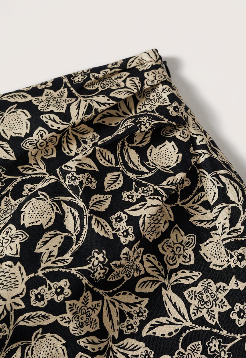 MANGO - Skirt minigi2 - black