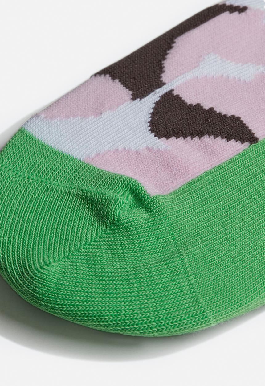 adidas Originals - Mm socks 3 pack - white/semi solar lime