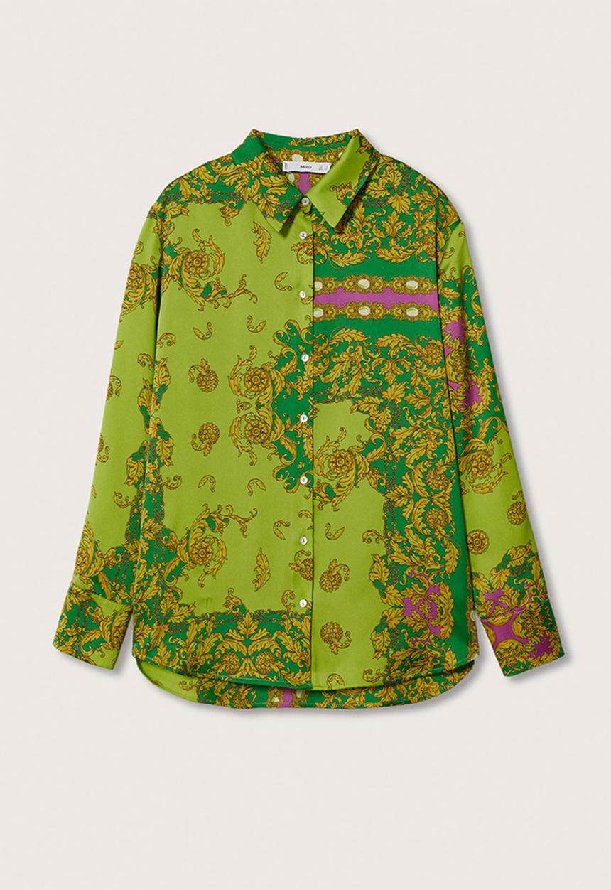 MANGO - Blouse gian - green