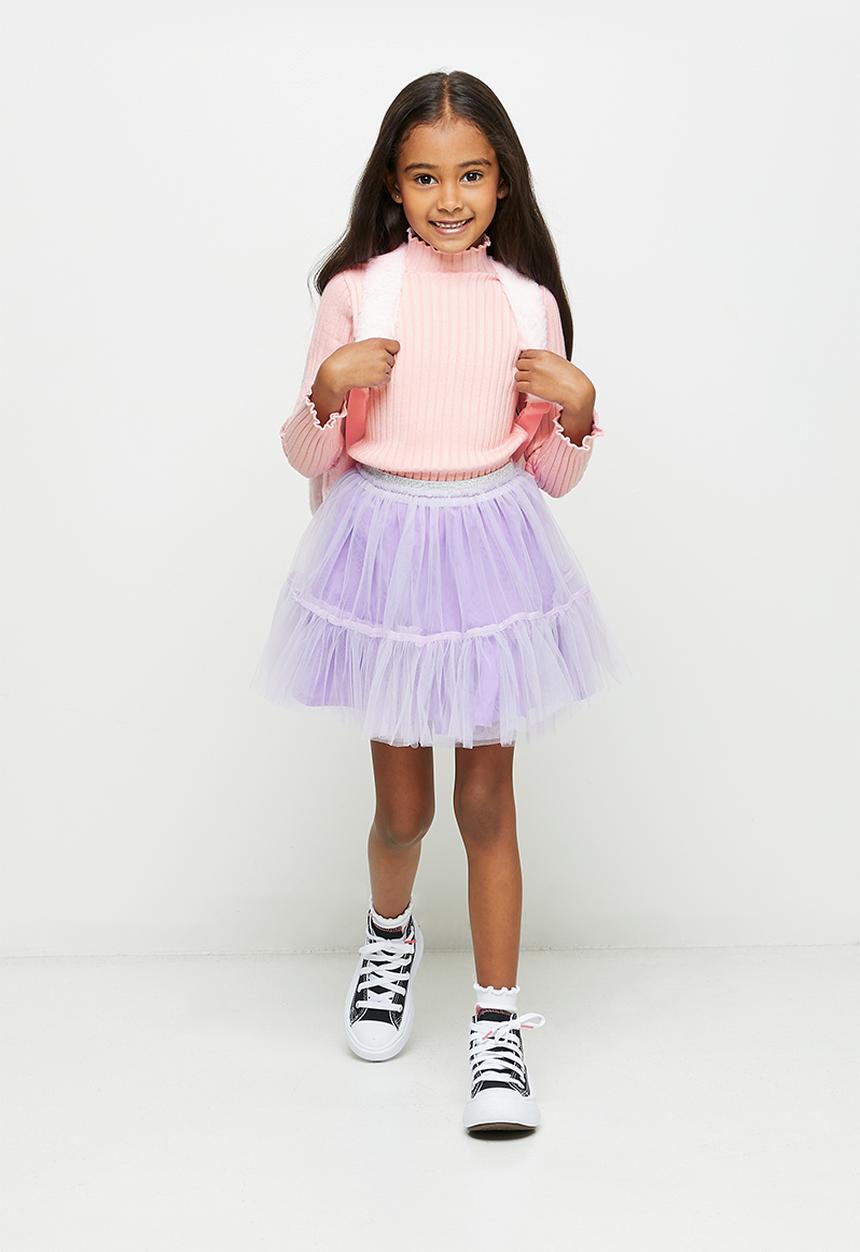 Pop Candy - Girls lettuce turtle neck - pink