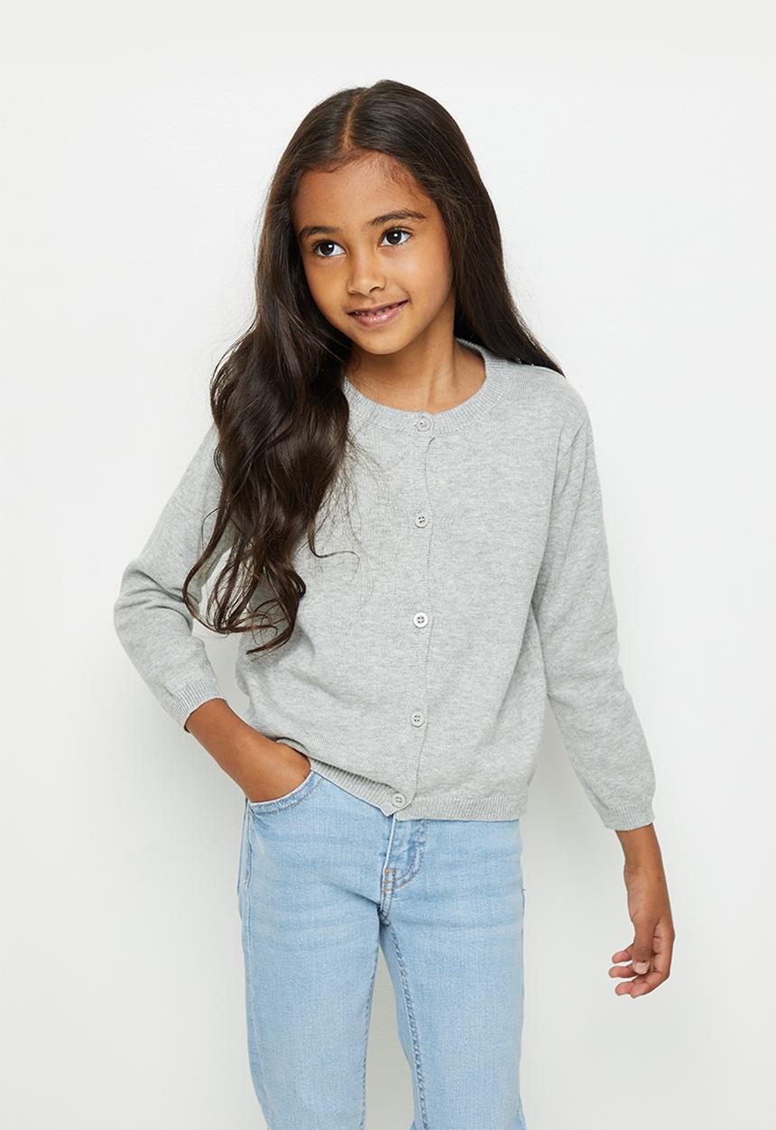 Pop Candy - Girls cardigan - grey