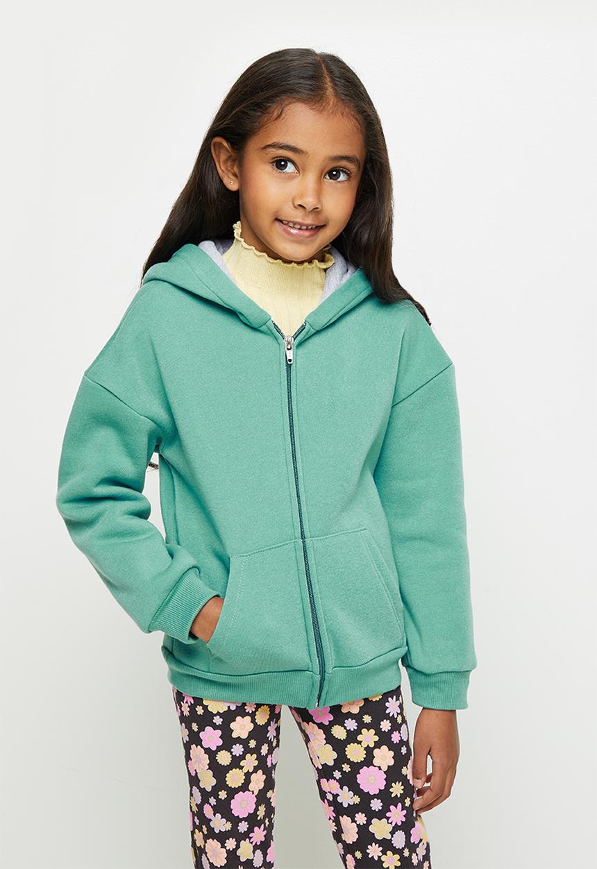 Superbalist Kids - Zip through hoodie - teal