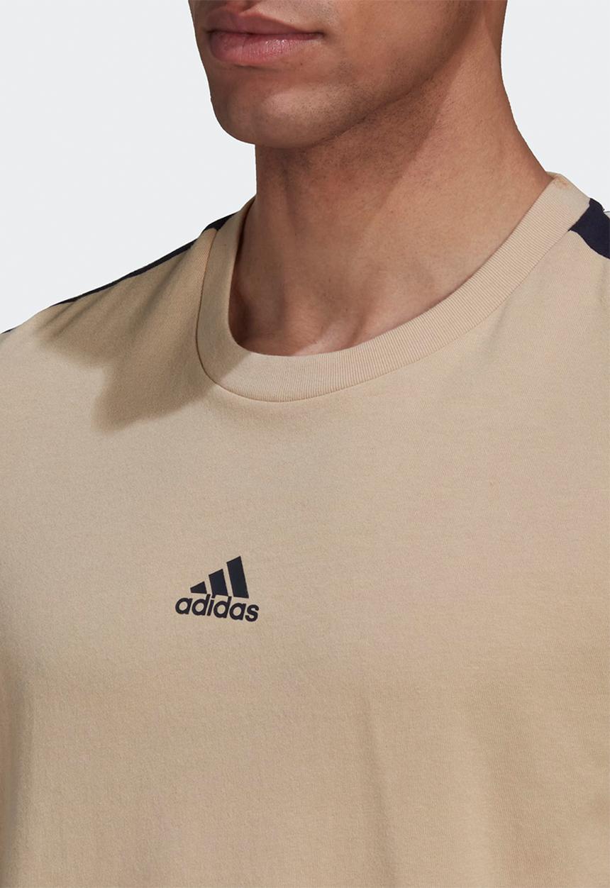 adidas Performance - Future Icons 3-Stripes Tee - magic beige