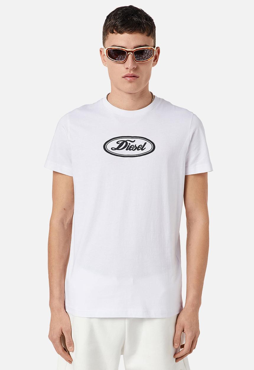 Diesel  - T-diegor-c14 t-shirt - white 