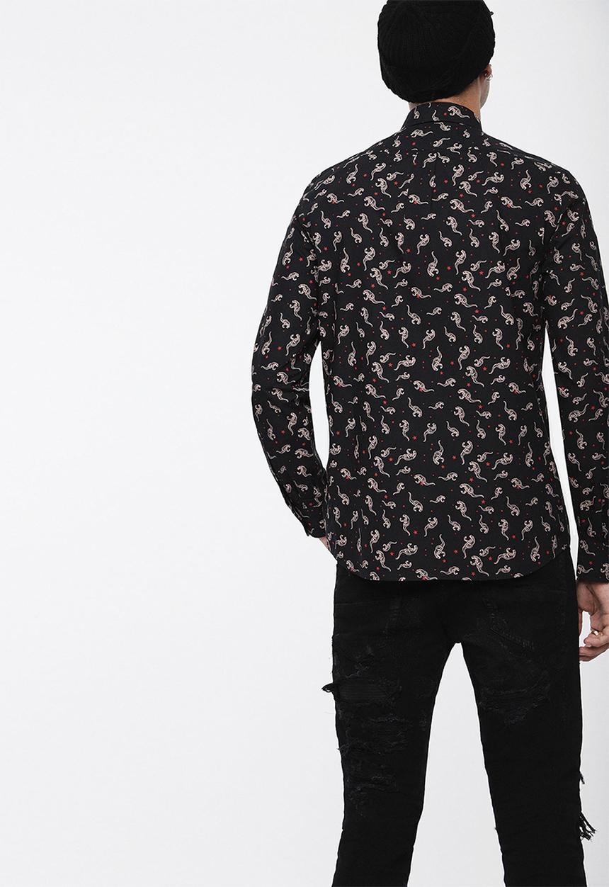 Diesel  - S-dinosau shirt - black 