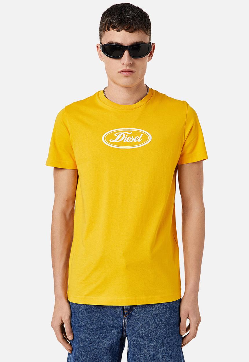 Diesel  - T-diegor-c14 t-shirt - yellow 