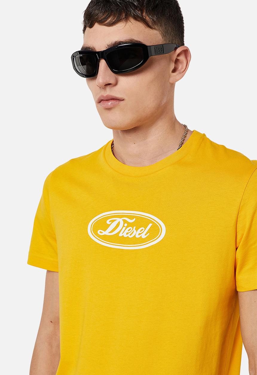 Diesel  - T-diegor-c14 t-shirt - yellow 