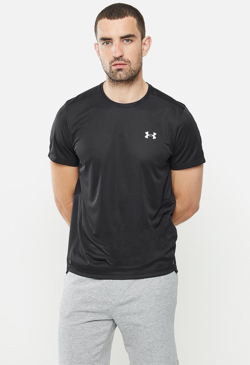 Under Armour - UA Speed Stride 2.0 tee- Black/black/reflective