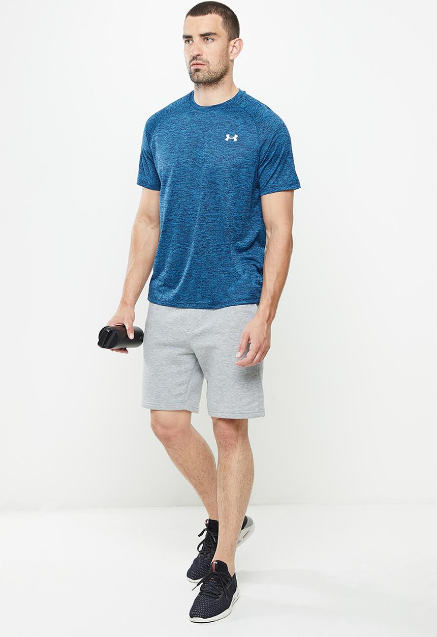 Under Armour - UA Tech™ 2.0 Short Sleeve Tee - Cruise blue & white