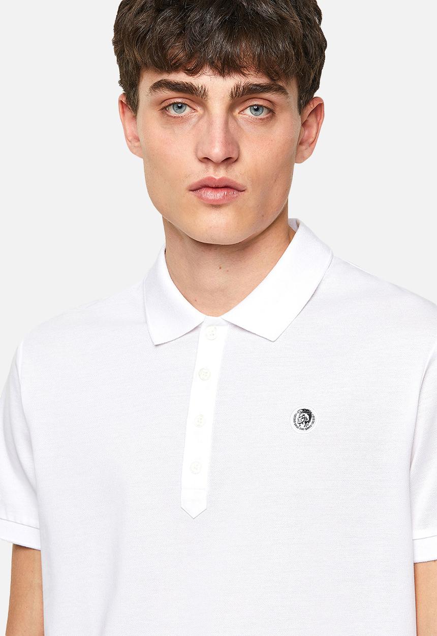 Diesel  - T-weet-romohi polo shirt - white 