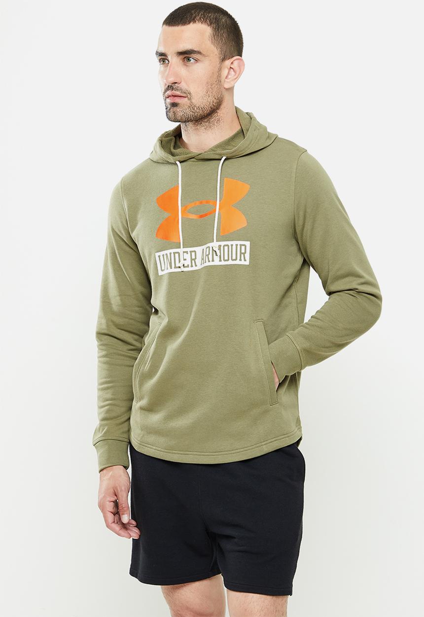 Under Armour - UA Rival Terry Logo Hoodie - tent & team orange
