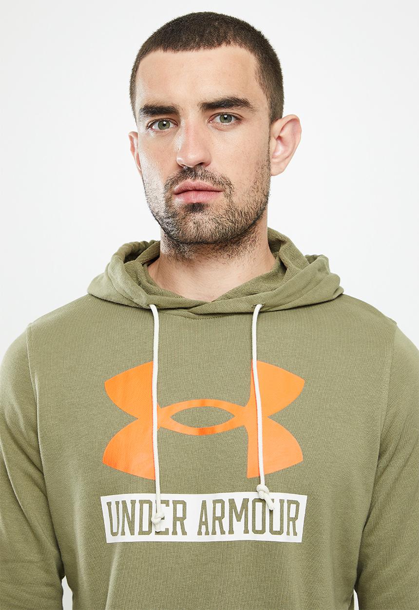 Under Armour - UA Rival Terry Logo Hoodie - tent & team orange
