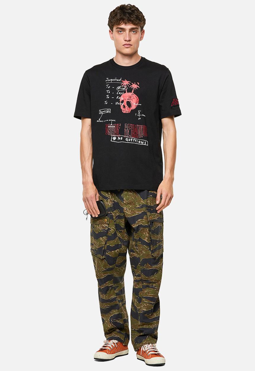 Diesel  - T-just-b61 T-shirt - black 