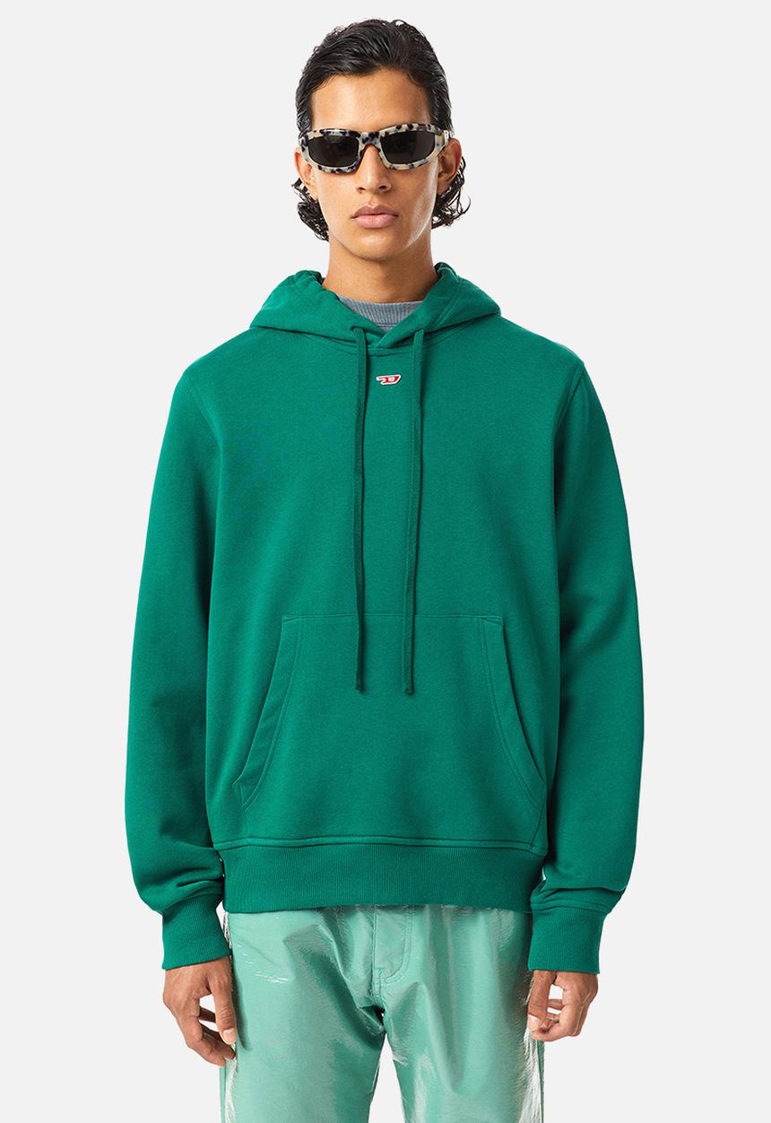 Diesel  - S-ginn-hood-d sweat-shirt - blue 