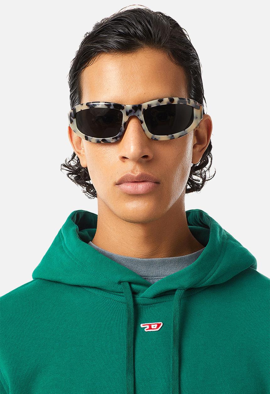 Diesel  - S-ginn-hood-d sweat-shirt - blue 