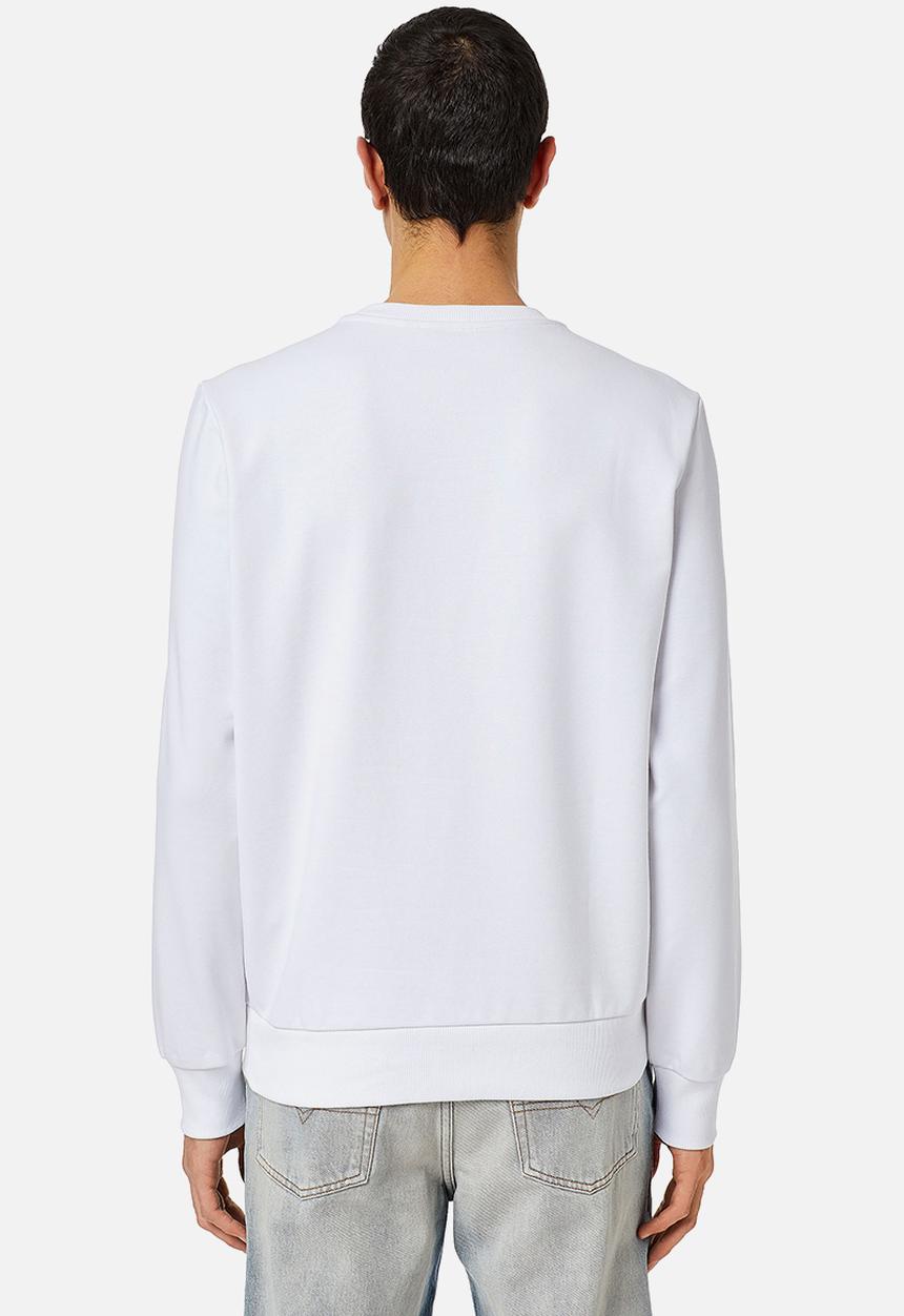 Diesel  - S-ginn-k25 sweat-shirt -white 