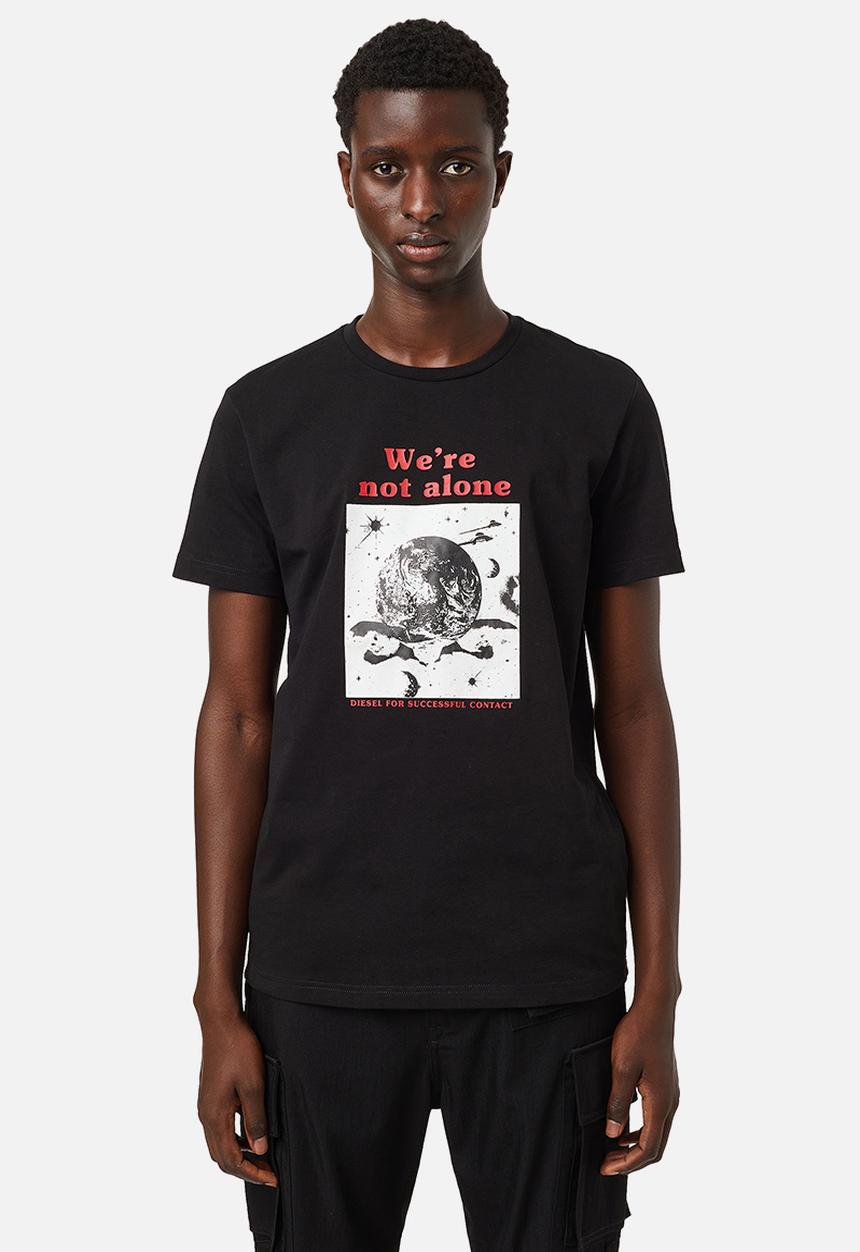 Diesel  - T-diegos-b19 T-shirt - black 