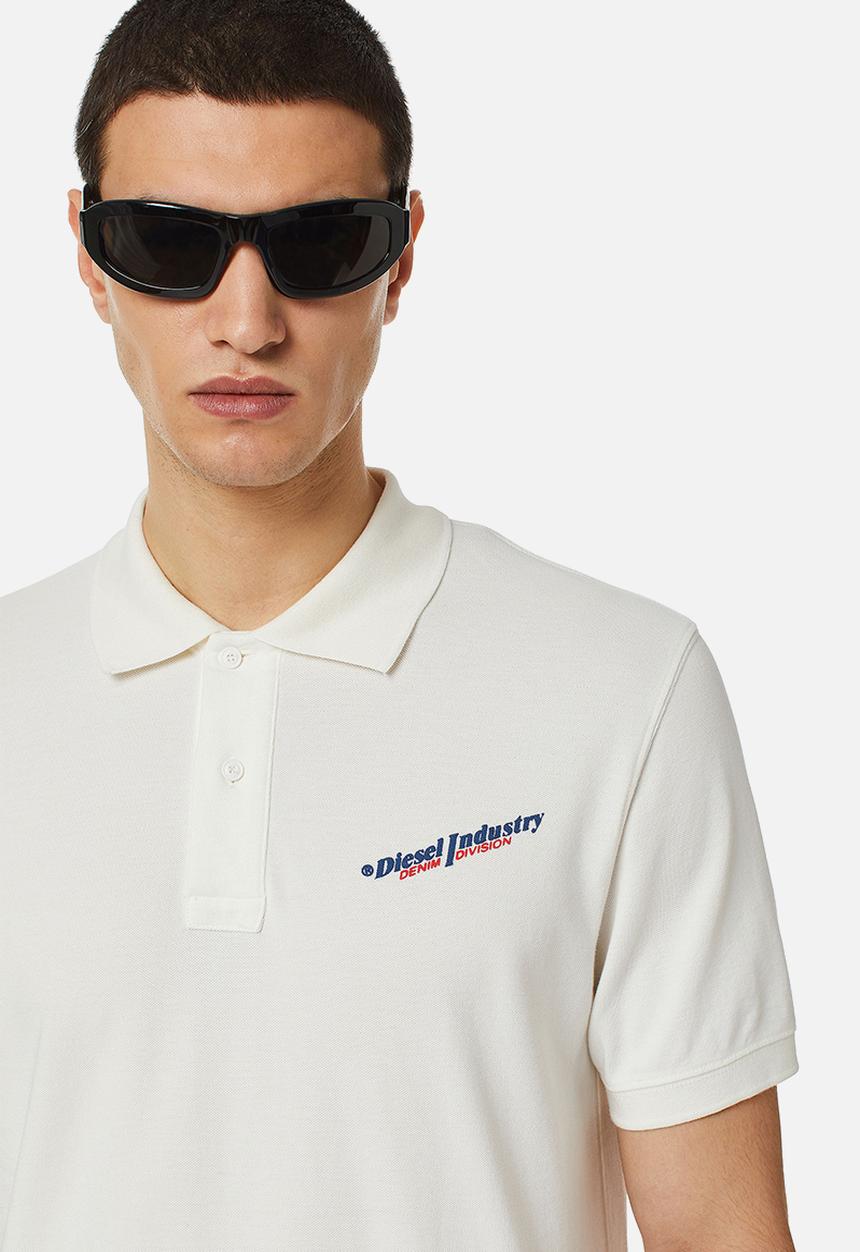 Diesel  - T-smith-ind polo shirt - white 