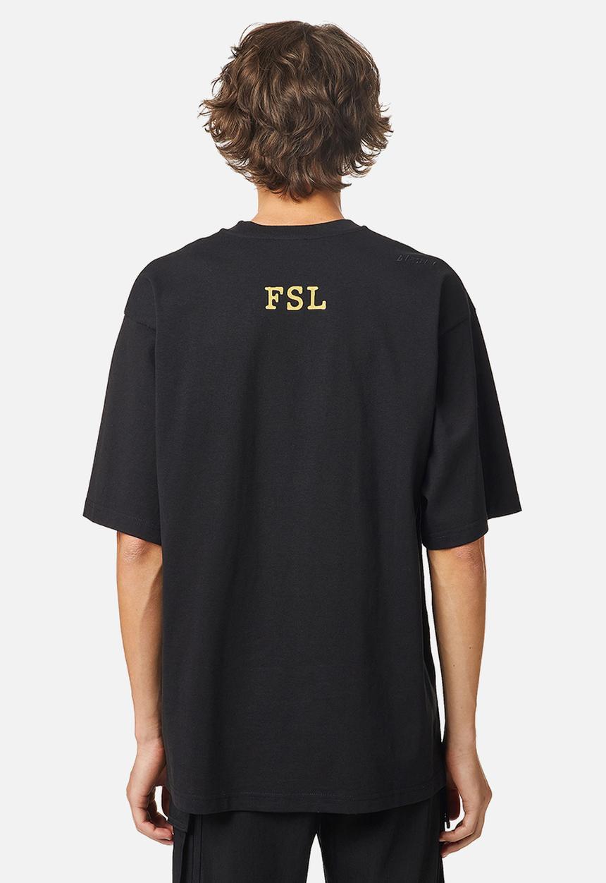 Diesel  - T-balm-b6 T-shirt - black 
