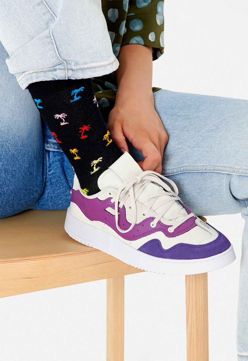 Happy Socks - Palm socks - black