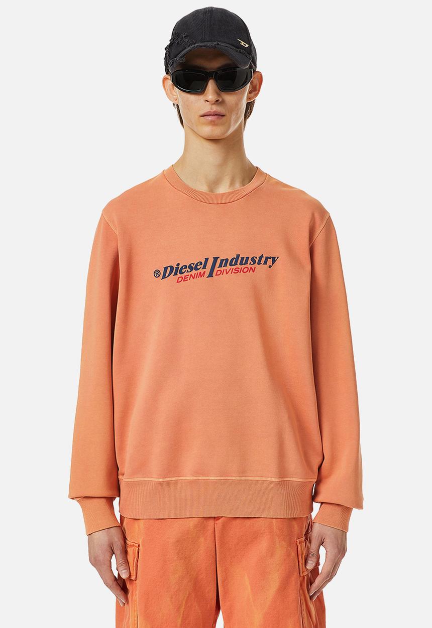 Diesel  - S-ginn-ind sweat-shirt - orange 