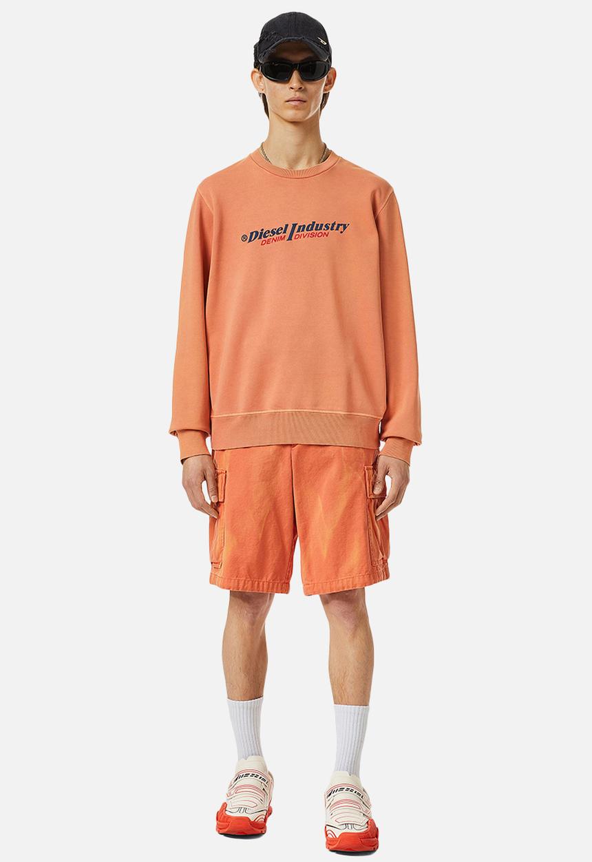Diesel  - S-ginn-ind sweat-shirt - orange 